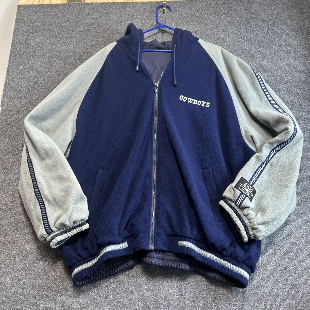 Unique Sports Generation Vintage Dallas Cowboys Reversible Wind Breaker Jacket